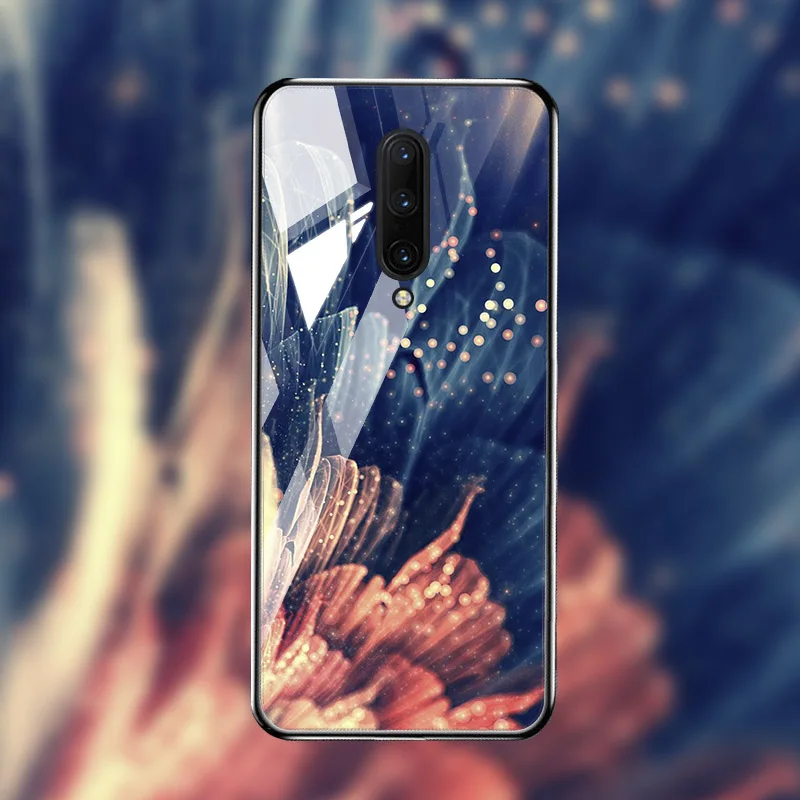 M043 Чехол из закаленного стекла для Oneplus 7T 7 Pro чехол s On для One plus 7T 7 Pro Чехол Coque Funda Bumper Coque для OnePlus 7 Pro - Цвет: M043