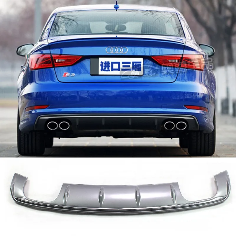 A3 диффузор губа на задний бампер подходит для Audi Sedan 2014 ~ 2016 задняя автомобильный
