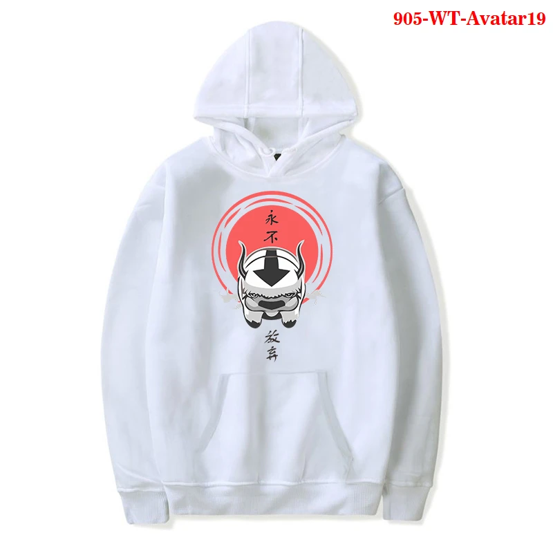 

Harajuku Anime Avatar The Last Airbender Hoodie Sweatshirts Funny Cartoon Manga Tops Casual Winter Women Men Oversized Hoodies