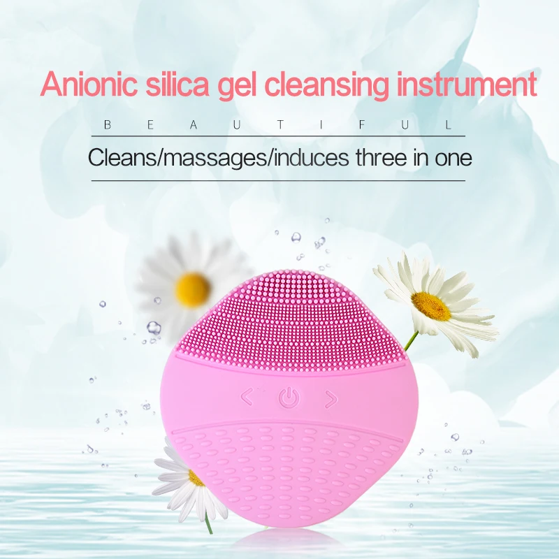 Новая USB щетка для чистки лица мини электрическая Массажная стиральная машина