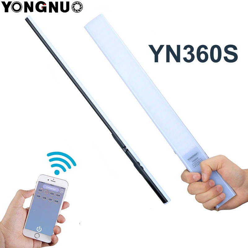 YONGNUO YN360S 3200 K-5500 K/5500 K ручной лед палка светодиодный светильник видео телефон приложение управление лампа для фото камера светильник ing