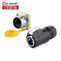 cnlinko lp24 rj45 waterproof connector led display 8p8c connector cnlinko cat5e ip67 rj45 adapter plug and socket