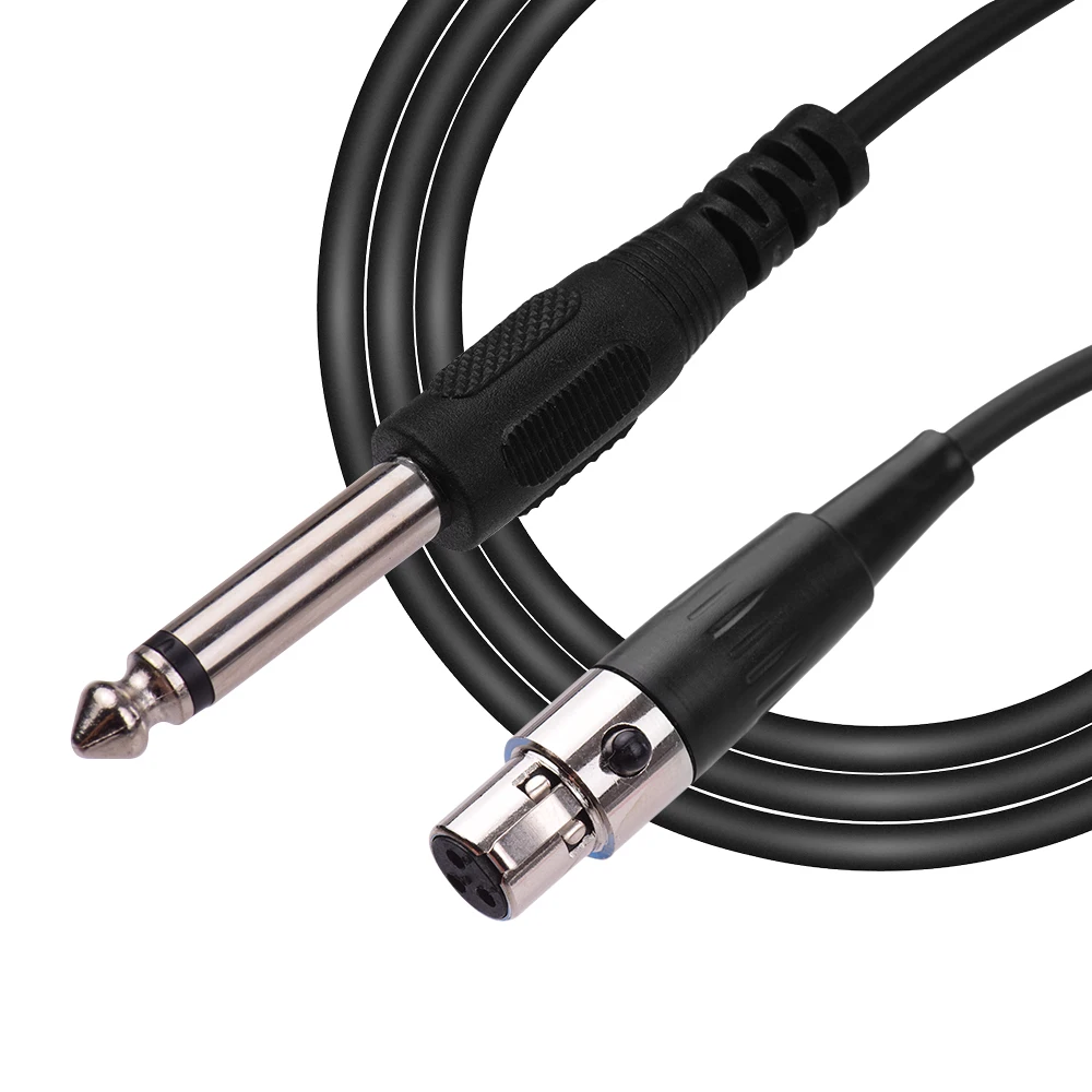 3 контактный кабель XLR для микрофона штекер гнездо аудио удлинитель 1 м провод