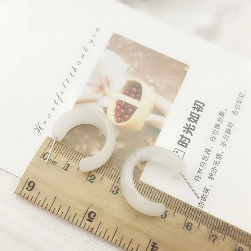 Simple Resin Open Fashion Pattern Stud Earrings Women Accessories Jewelry Wholesale | Украшения и аксессуары