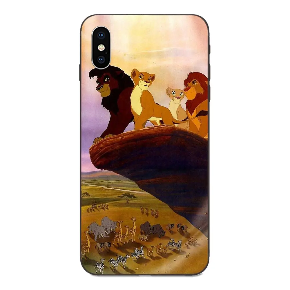 as picture Для Xiaomi Redmi Note 3 3S 4 4A 4X5 5A 6 6A 7 7A K20 Plus Pro S2 Y2 Y3 черный чехол для телефона чехол Чехол Simba и Нала" - Цвет: as picture