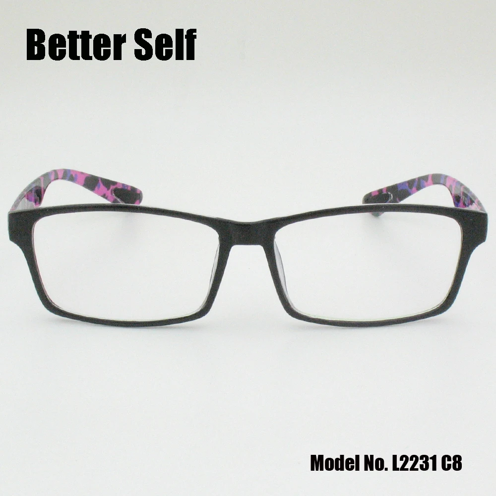 

Women Men Eyeglasses Frame Better Self L2231 Light Fashion Glasses Vintage Rectangle Eyewear Optical Spectacles oculos de grau