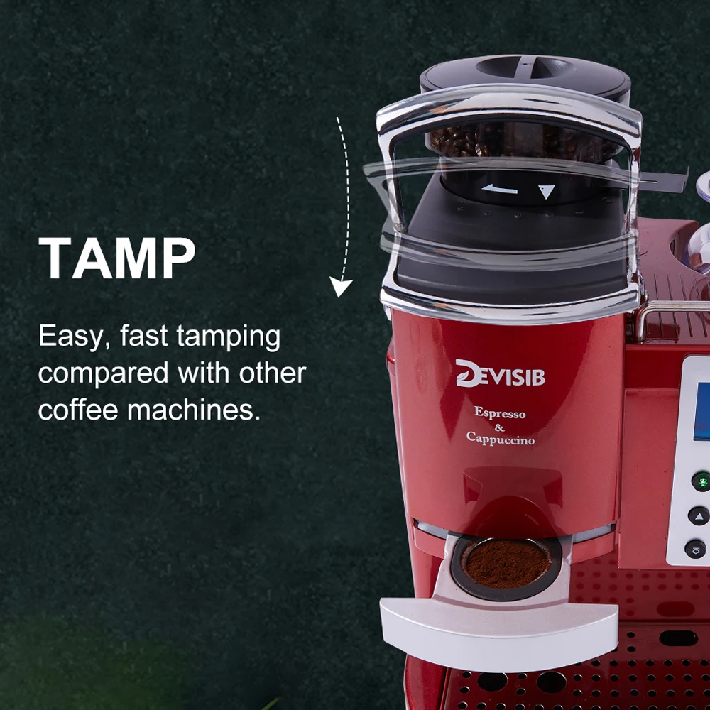 Кофемашина DEVISIB Express Barista с коническими заусенцами устройство для подогрева