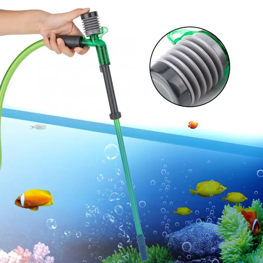 Аквариум чистой воды смены инструмента просты в эксплуатации сифон изменения