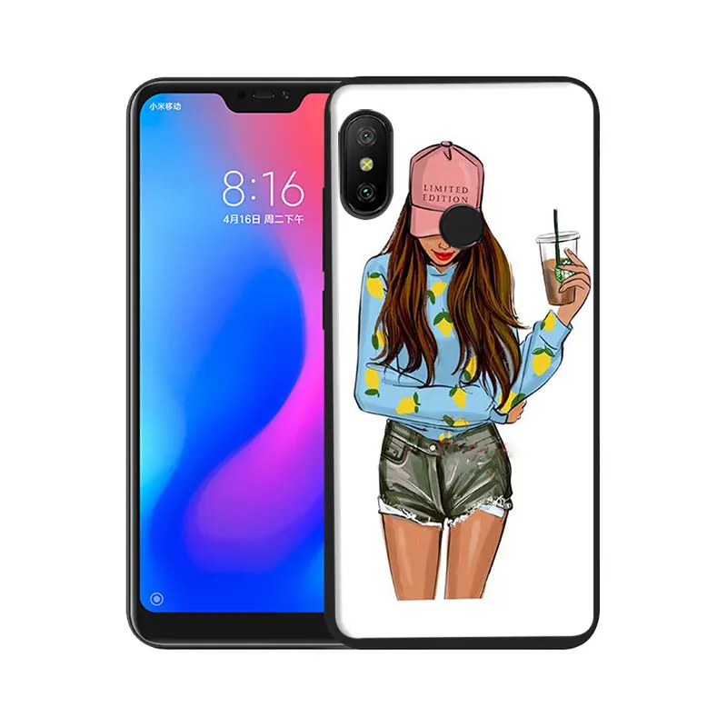 Мягкий силиконовый чехол из ТПУ для Redmi Note 5 6 7 8 9 Pro Max 8T 9S 5A Prime | Мобильные телефоны