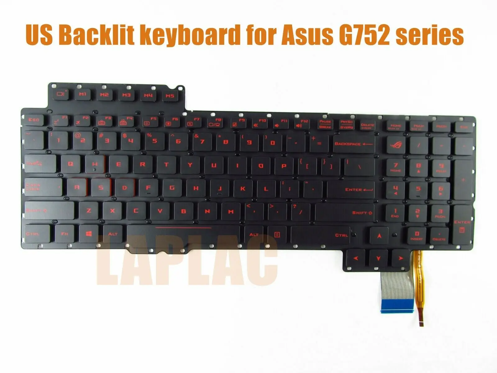 Клавиатура с американской подсветкой для Asus ROG G752 G752VT G752VY G752VS G752VM G752VSK|Клавиатуры