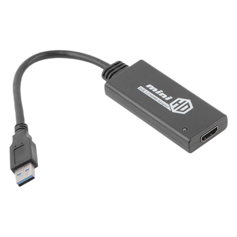 Конвертер USB3.0 в HDMI с адаптером USB 1080P HD подходит для телевизора монитора
