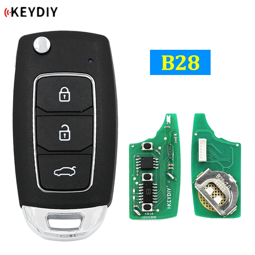 B28 Универсальный 3 кнопки дистанционного управления автомобильный ключ серии B KD