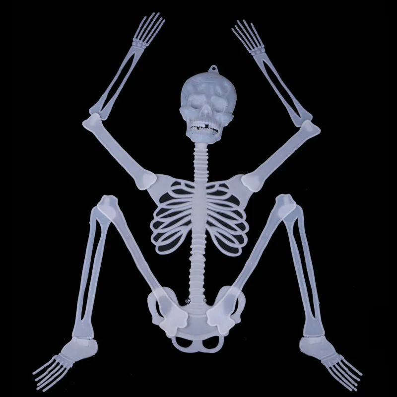 

30/90/150cm Luminous Skeleton Halloween Party Decoration Funny Noctilucent Ghost Bone 2020 Halloween Decor for Home Supplies