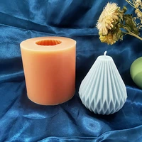 new 3d abstract vase flower pot pear shape candle mold diy tools silicone clay resin mould home decor