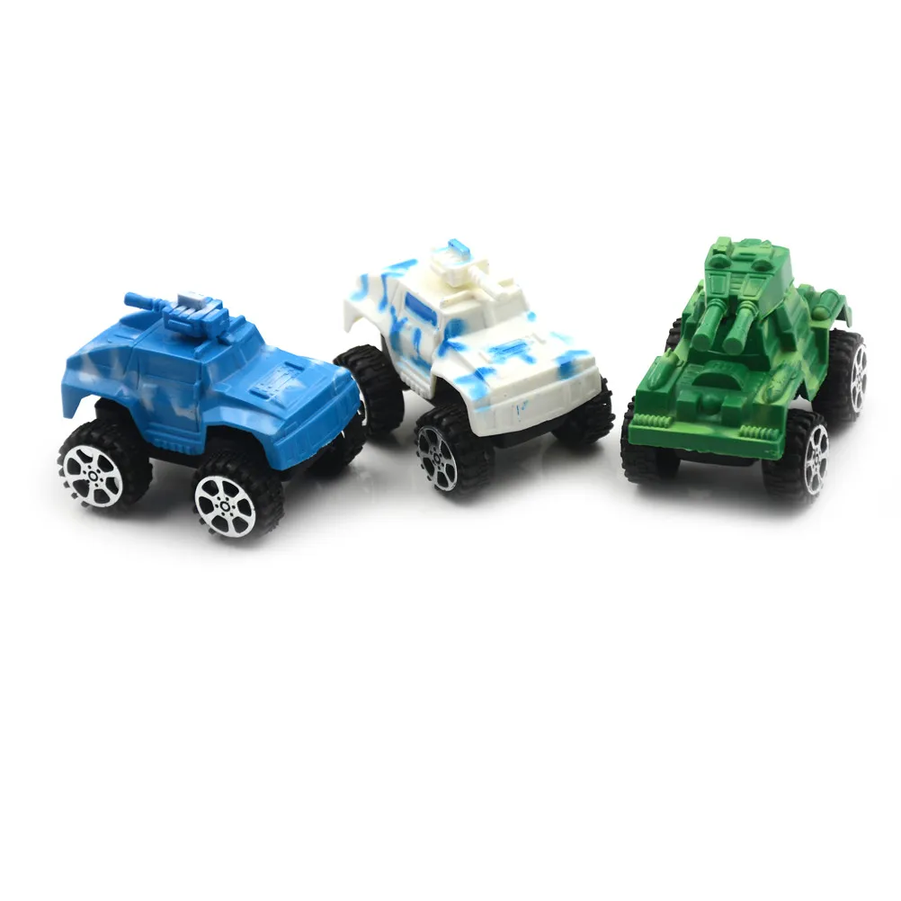 

Plastic Puzzle Pull Back Vehicle Diecasts Military War Mini Tank Model Car Classic Toy For Baby Gift Children's