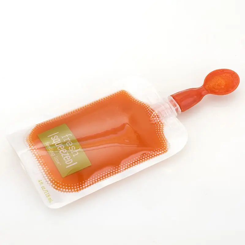 

2 Pcs/bag Baby Spoon Food Preservation Packaging Bag Sealing Device Child Feeding Device Kitchen Dispensing Bag Supplies GXMB