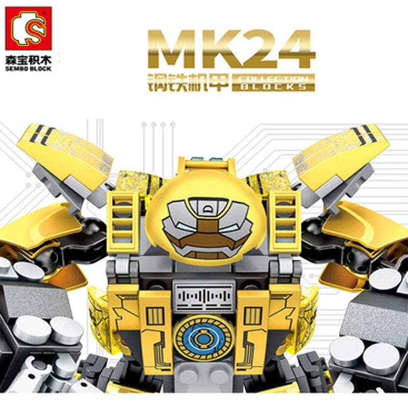 Новый герой стали mecha капитан Конг Робот серии мальчик и детская головоломка блок