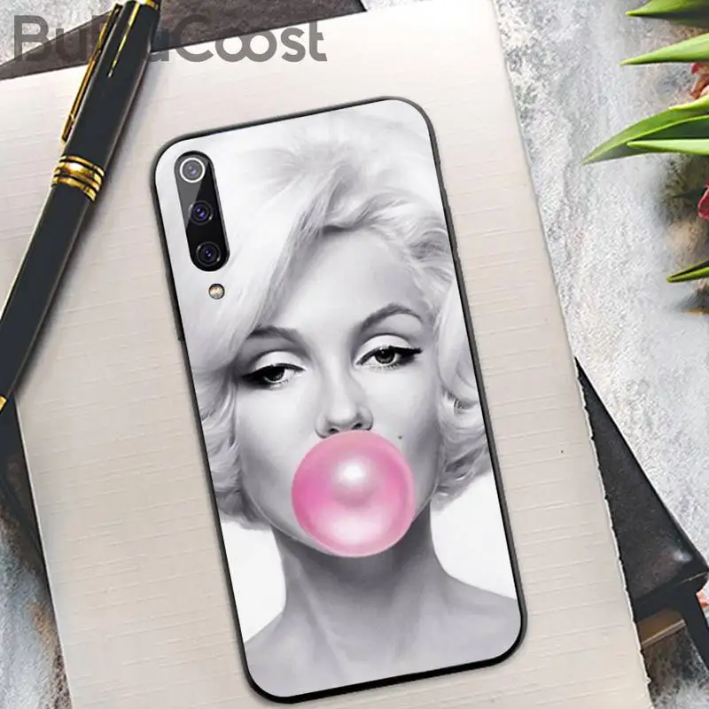 

Marilyn Monroe sexy Phone Case for Xiaomi 6 6plus 6X 8 9SE 10 Pro mix 2 3 2s MAX2 note 10 lite Pocophone F1