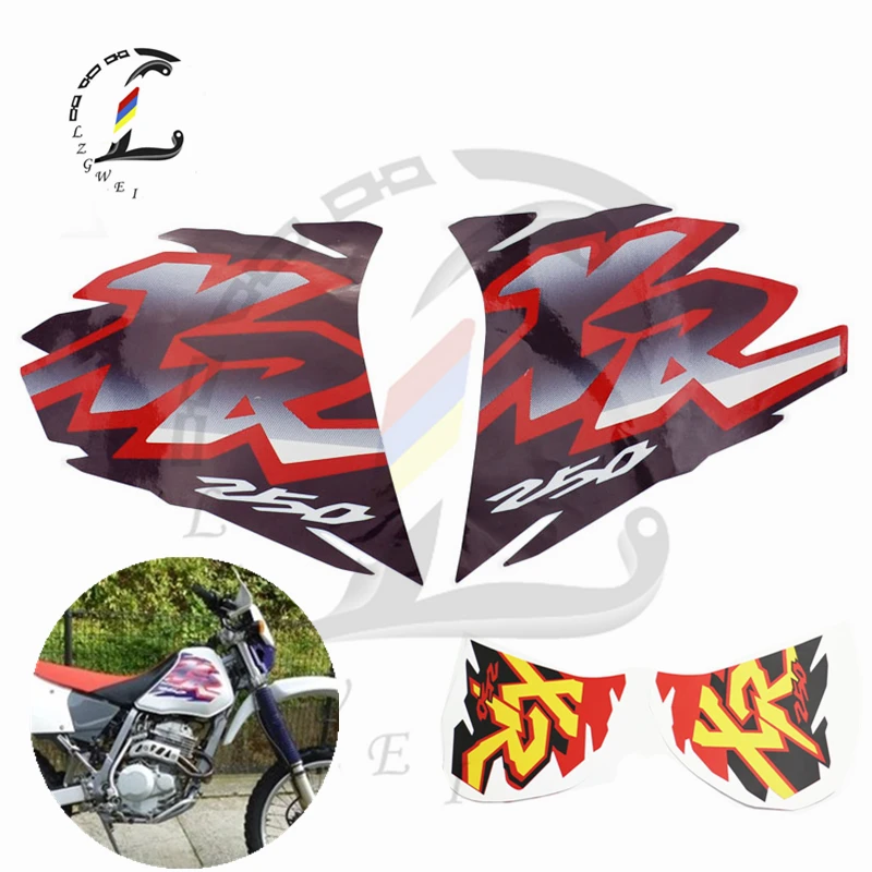 Motorcycle Fuel Tank Stickers For Honda XR250  XR 250 Waterproof Sticker Print Dirt Bike Decals Refit