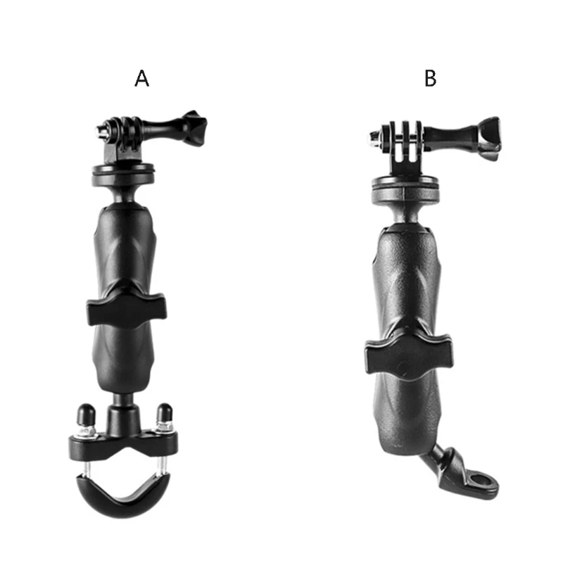

Action Camera Bike Mount Bicycle Handlebar Mirror Seat Clamp Rotation Multi-Direction Adjustable Camera Holder for-GoPro