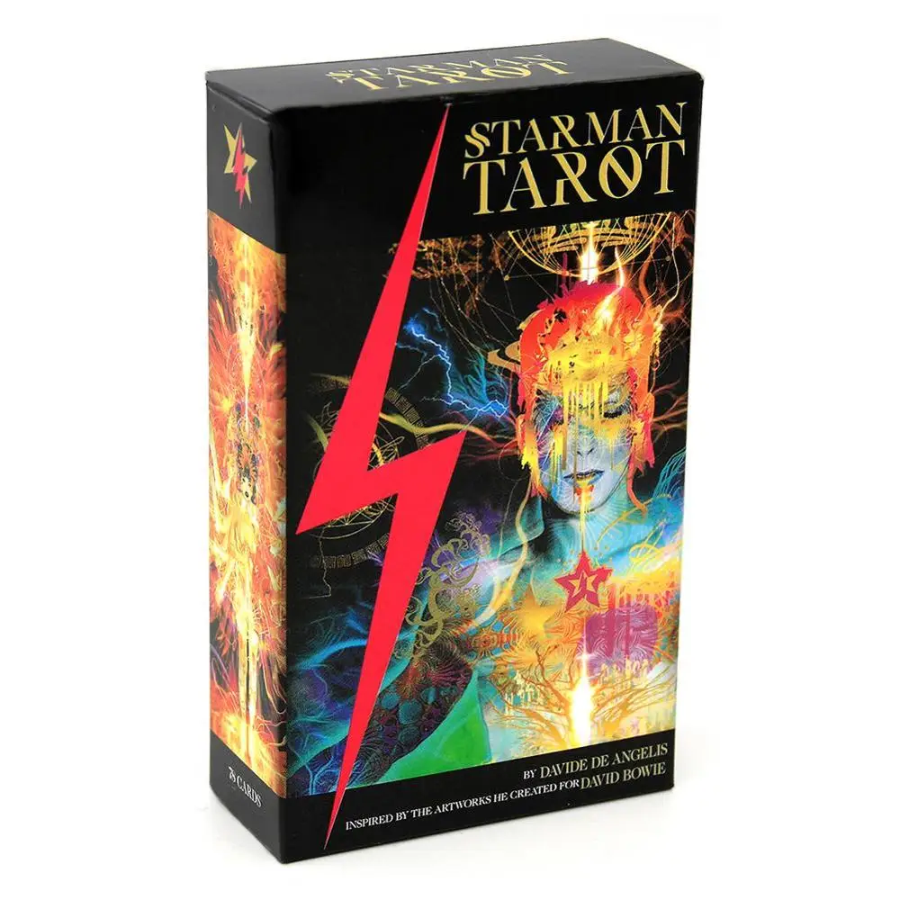 78 шт. настольные игры Starman Tarot Card Deck Davide De Angelis с нетерпением ожидаемый набор Таро PDF