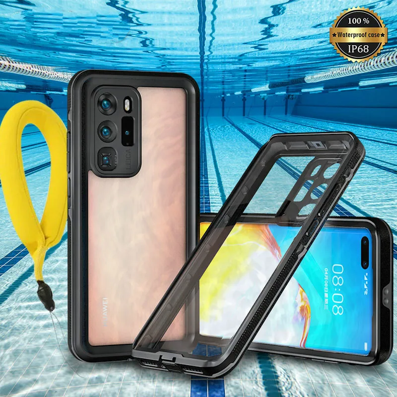 

Shellbox IP68 Waterproof Case for Huawei P40 Pro P30 Lite Case Shockproof Diving Cover for Huawei P20 Pro Nova3e Underwater Case