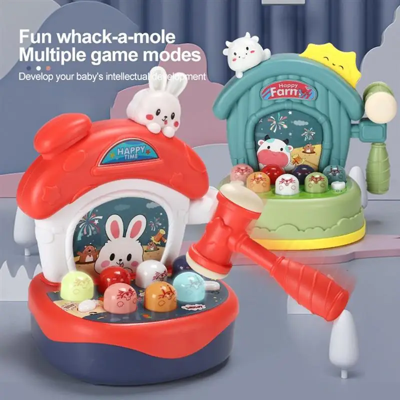 

Whack, игрушка с родинкой, Электронная Мини-аркадная игра, скамейка, монета, игра с 1 детской, Интерактивная, образовательная