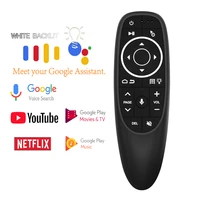 g10s pro 2 4g wireless air mouse google voice remote control with backlit microphone ir learning 6 axis gyroscope for tv box