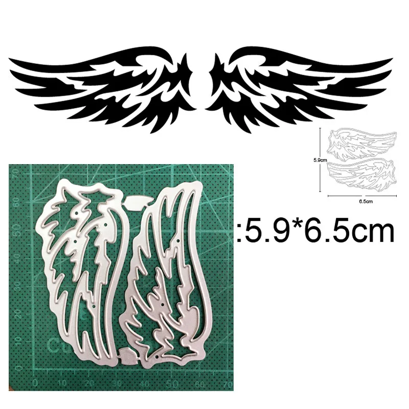 

Wings Border Metal Cutting Dies Stencils dies for DIY Scrapbooking dies Paper Card Making Embossing Die Cut Craft Dies New 2021