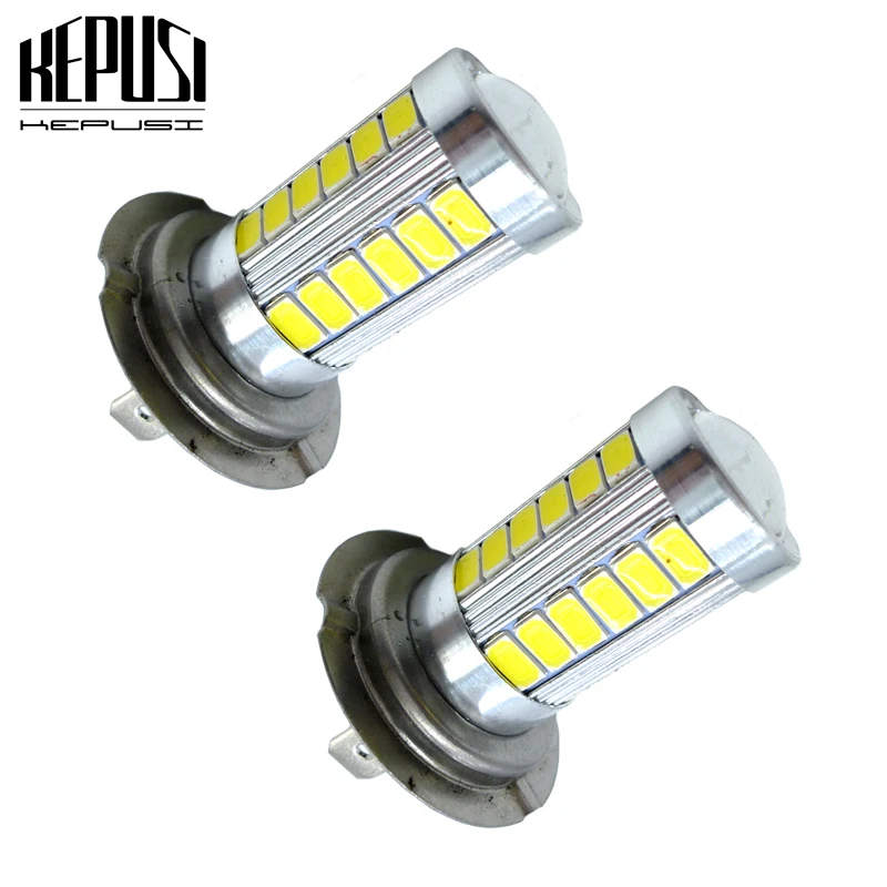 

2Pcs H7 LED Bulb Car Fog Lights White Blue Driving Day Running Lamp Auto DC 12V for Honda Odyssey 2005-2007 for Focus 2015