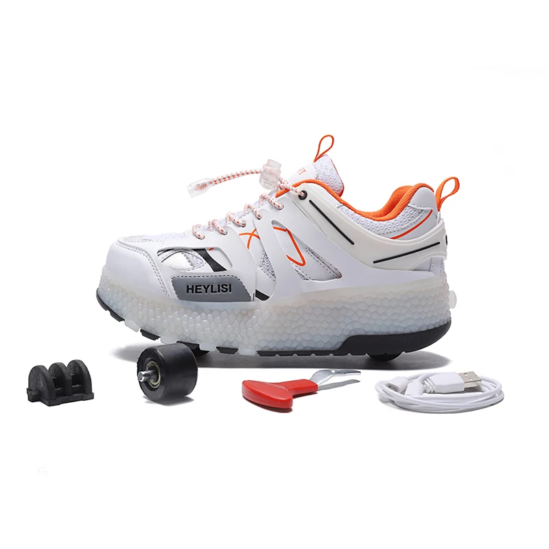 Size 28-40 Glowing Sneakers with Charging Switch Light Wheels Woman on for Girls Roller | Детская одежда и обувь