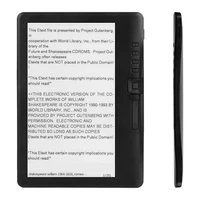 bk7019 electronic paper book reader 7 inch tft color screen ebook reader audio video mp3 player rechargeable 16gb