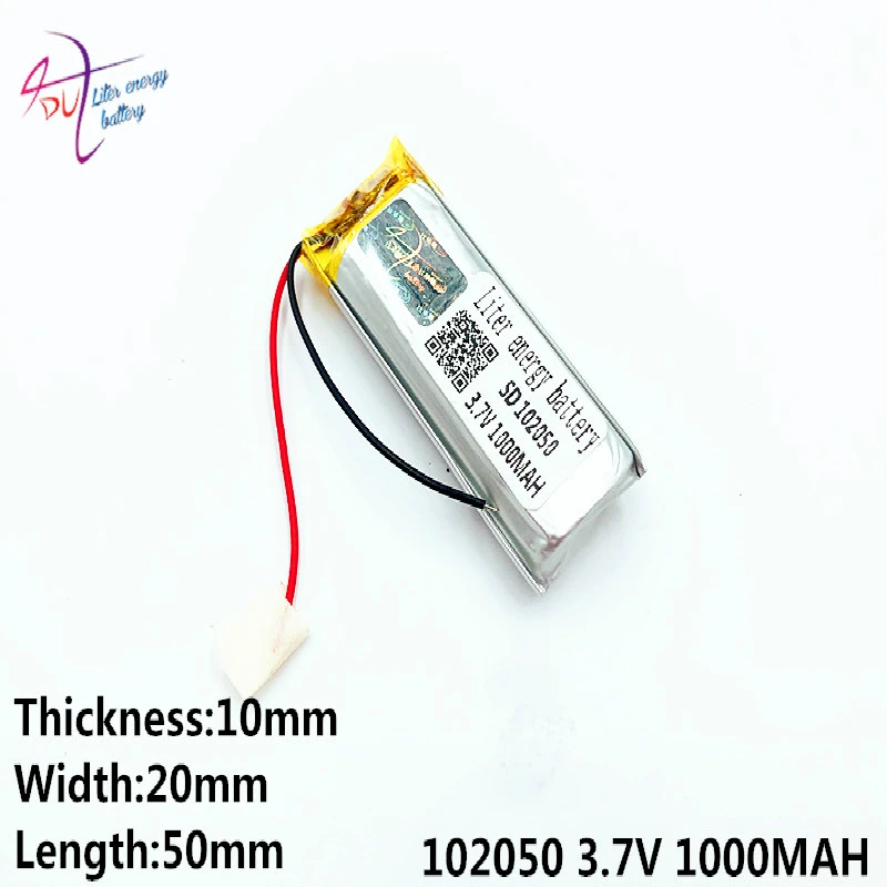 3 7 V 1000mAh 102050 полимер литий ионный/литий ионный аккумулятор для планшетных ПК банк
