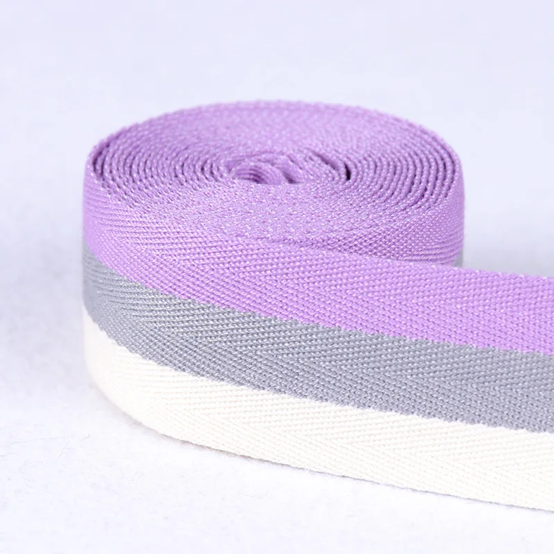 30 мм елочка лента тесьма светильник-фиолетовая 100% хлопковая тканая для рукоделия