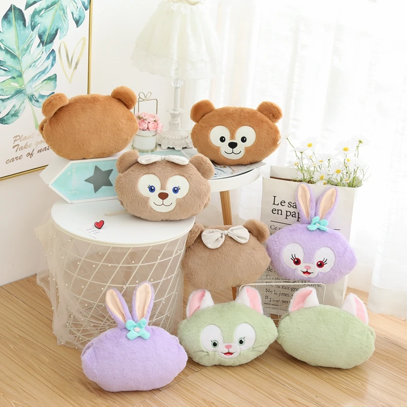 Горячая милая обнимаемая 1 шт. 30x25см милый мягкий плюшевый подушка-плюшевый кролик-кошка с руками, согревающими руки, мультяшное животное, диванная подушка, наполненная игрушками для детей.