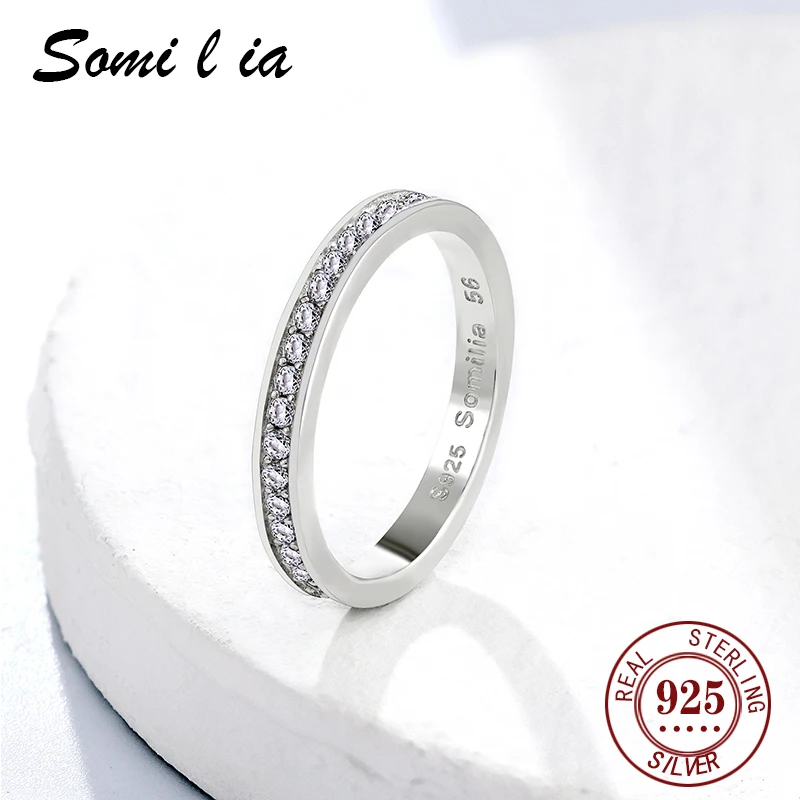 

Somi l ia Sterl Silver Ladies' Gypsophila Fashion Ring, S925 Jewelry, CZ, Wedding, Engagement, RING For Women Girlfriend