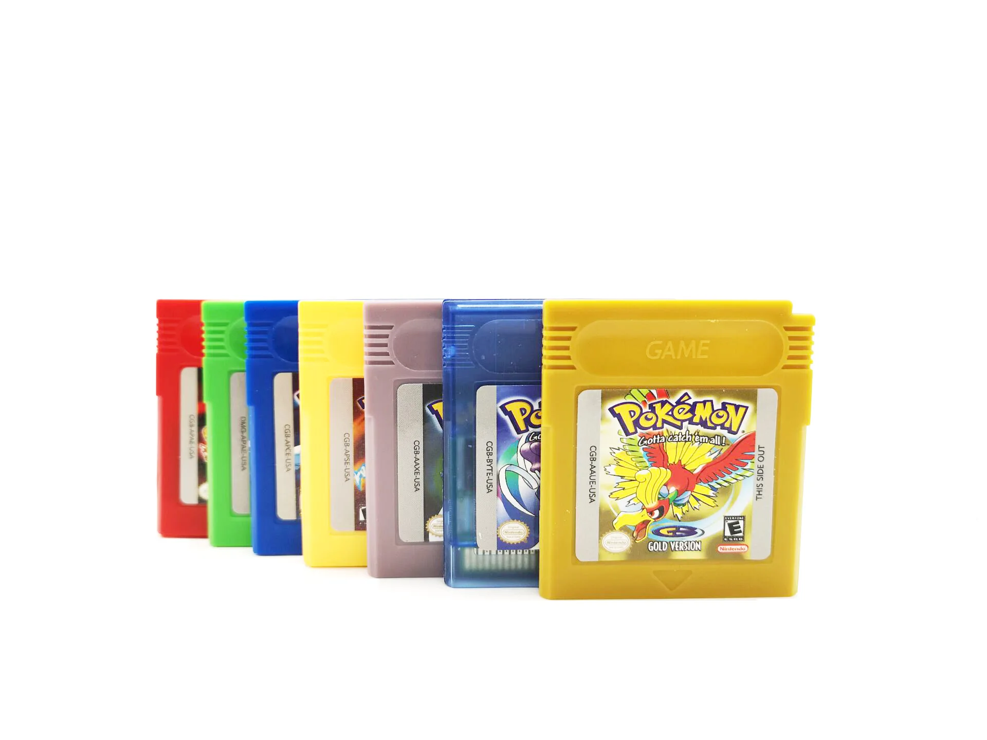 Серия Pokemon 16 бит видеоигры картридж консоль карточная Классическая игра сбор красочная версия Английский язык