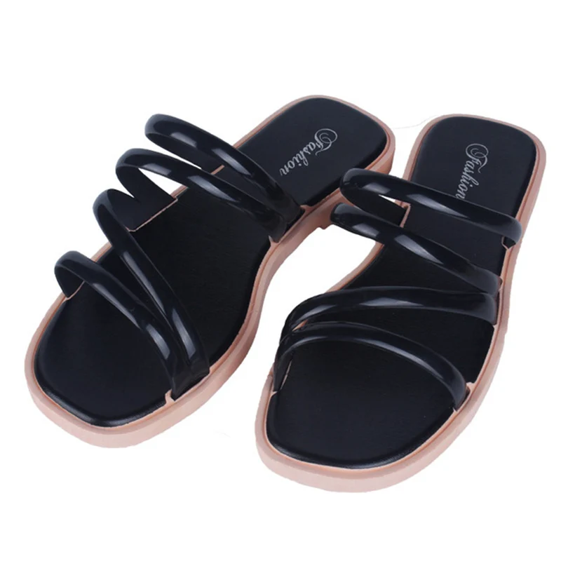 Тапочки женские летние модные повседневные сандалии и шлепанцы дикая Домашняя