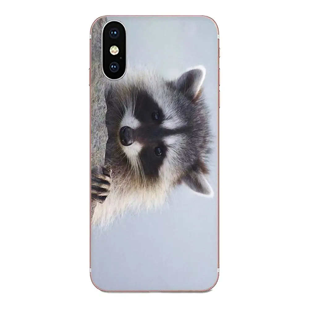 as picture ТПУ чехол для сотового телефона животное енот арт Coque для Xiaomi Red mi 4 7A 9T K20 CC9 CC9e Note 7 9 Y3 SE Pro Prime Go Play - Цвет: as picture