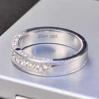 women engagement rings full paved diamond stone 925 sterling silver elegant simple female jewelry anillos de s925 original rings