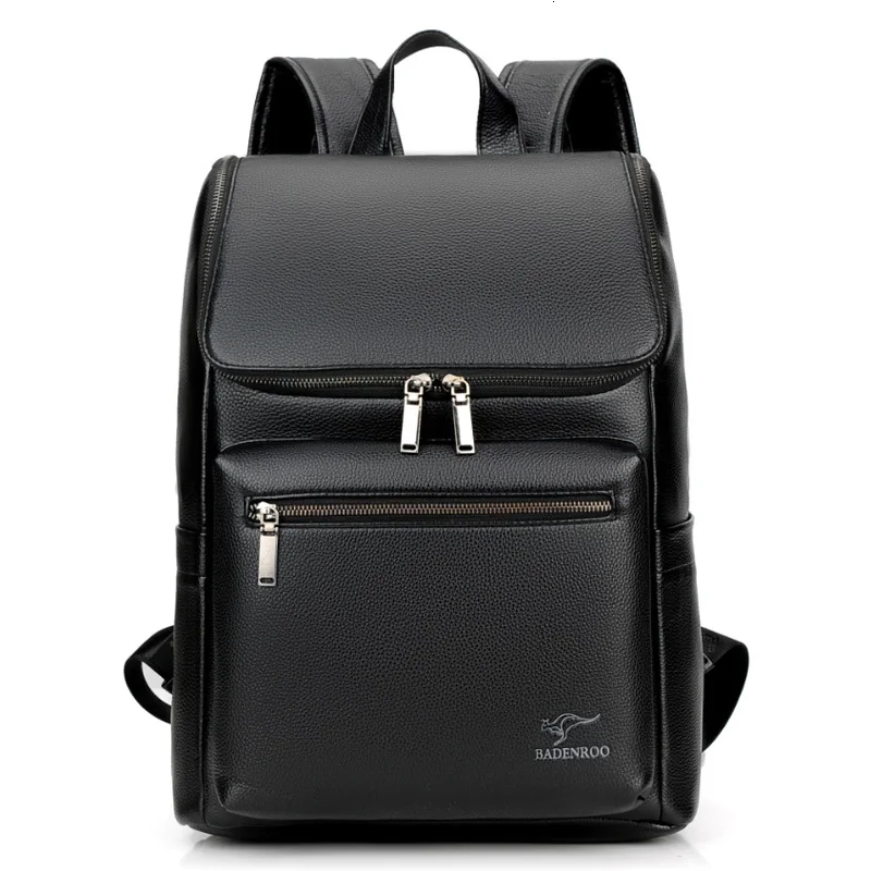 Мужские рюкзаки из натуральной коровьей кожи новые модные студенческий рюкзак