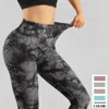 Seamless Leggings for Women Fitness Yoga Pants High Waist Tie Dye Legging Workout Scrunch Butt Lifting Sports Gym Tights Woman 2