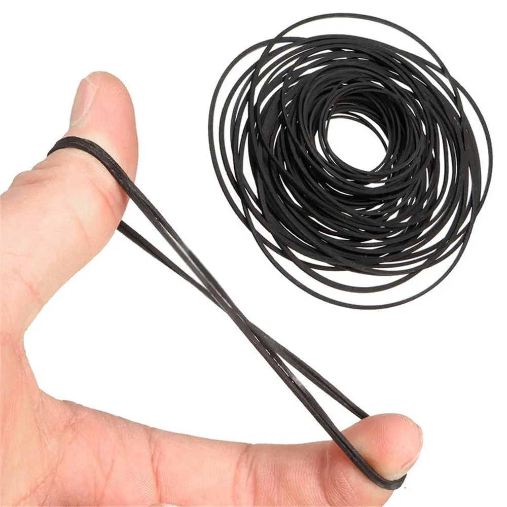 

30pcs 40-135mm Universal Mix Cassette Tape Machine Belt Assorted Common Flat Rubber Belt for Recorders Video Walkman DVD Drive