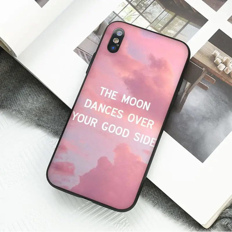 Yinuoda Винтажный Розовый эстетический песенок, черный чехол для телефона Apple iPhone 8 7 6 6S Plus X XS MAX 5 5S SE XR, чехлы - Цвет: A7