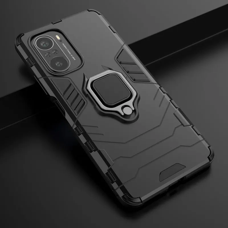 

For Redmi K40 Case Luxury Armor Shockproof Phone Case For Xiaomi Redmi K40 Pro Mi Note 10T Silicone Bumper Protective Back Cover
