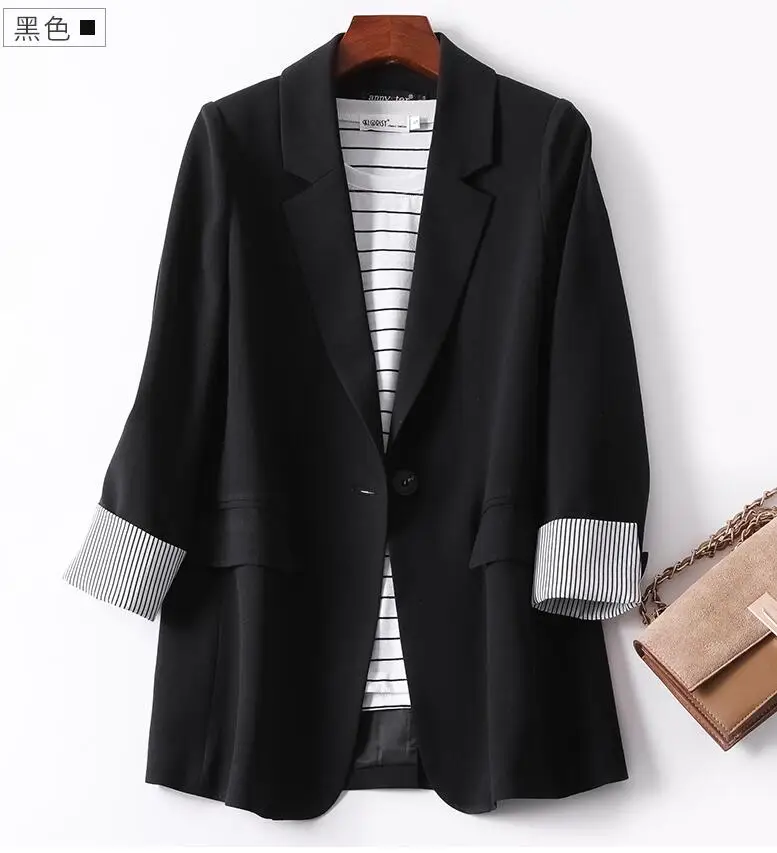 2020 New Fashion Business Plaid Suits Women Work Office Ladies Long Sleeve Spring Casual Blazer