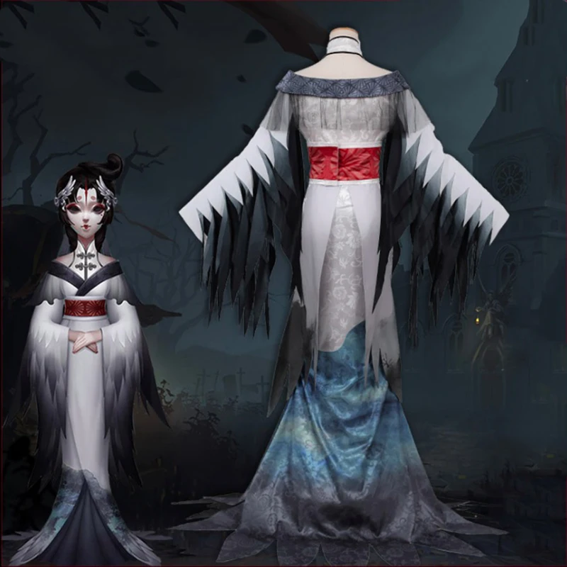 Игра личных данных в Костюмы для косплея гейш Michiko Косплей Костюм Кимоно Хэллоуин