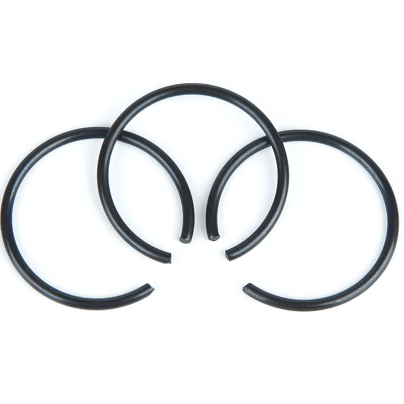 Стопорное кольцо 70MN GB895.2 черная стальная проволока стопорное для отверстий