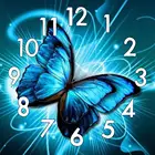 Набор для алмазной живописи 5D с часами, Набор для вышивки крестиком, мозаика с изображением животных, бабочки, подарок