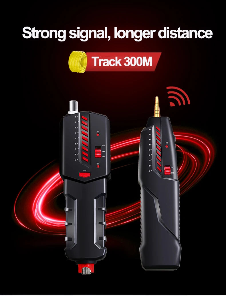 

Multi-Function Line Finder Anti-Interference Fiber Optic Test NCV Breakpoint Telephone Wire Tester Cat5 Cat6 RJ45 RJ11 UTP STP